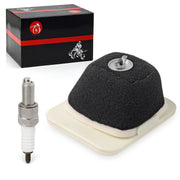 MOTO1988 front packaging showing filter and plug for easy identification