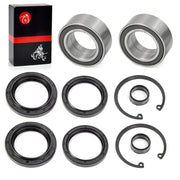 MOTO1988 front wheel kit packaging showing all included parts and clear labeling benefit: easy verification