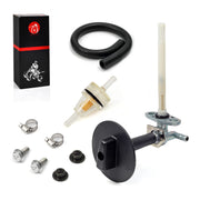 MOTO1988 fuel valve front view showing compact design and OEM fit