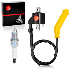 MOTO1988 ignition coil front view showing OEM-fit and improved reliability
