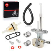 MOTO1988 petcock front assembly showing clean replacement for Yamaha Raptor 660 benefits reliability