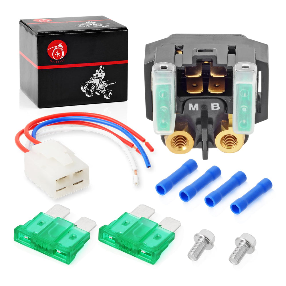 MOTO1988 relay front view showing connector and compact design for reliable replacement