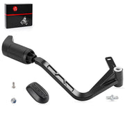 MOTO1988 shift lever front view showing matte black finish and durable design benefit