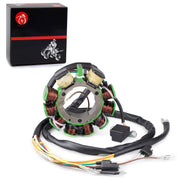 MOTO1988 stator front view showing full unit and plug-and-play benefit