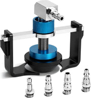 MOTOCOCHE adapter front view showing fit and robust design for reliable bleeding