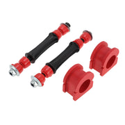 Motoforti front sway bar link front view showing fitment and reliable connection