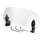 Motoforti front view installed on windshield showing improved aerodynamics