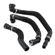 MOTOKU heater hose kit front view showing all included hoses and connector for easy identification