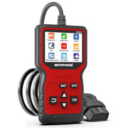 MOTOPOWER front view showing screen and controls for quick diagnostics