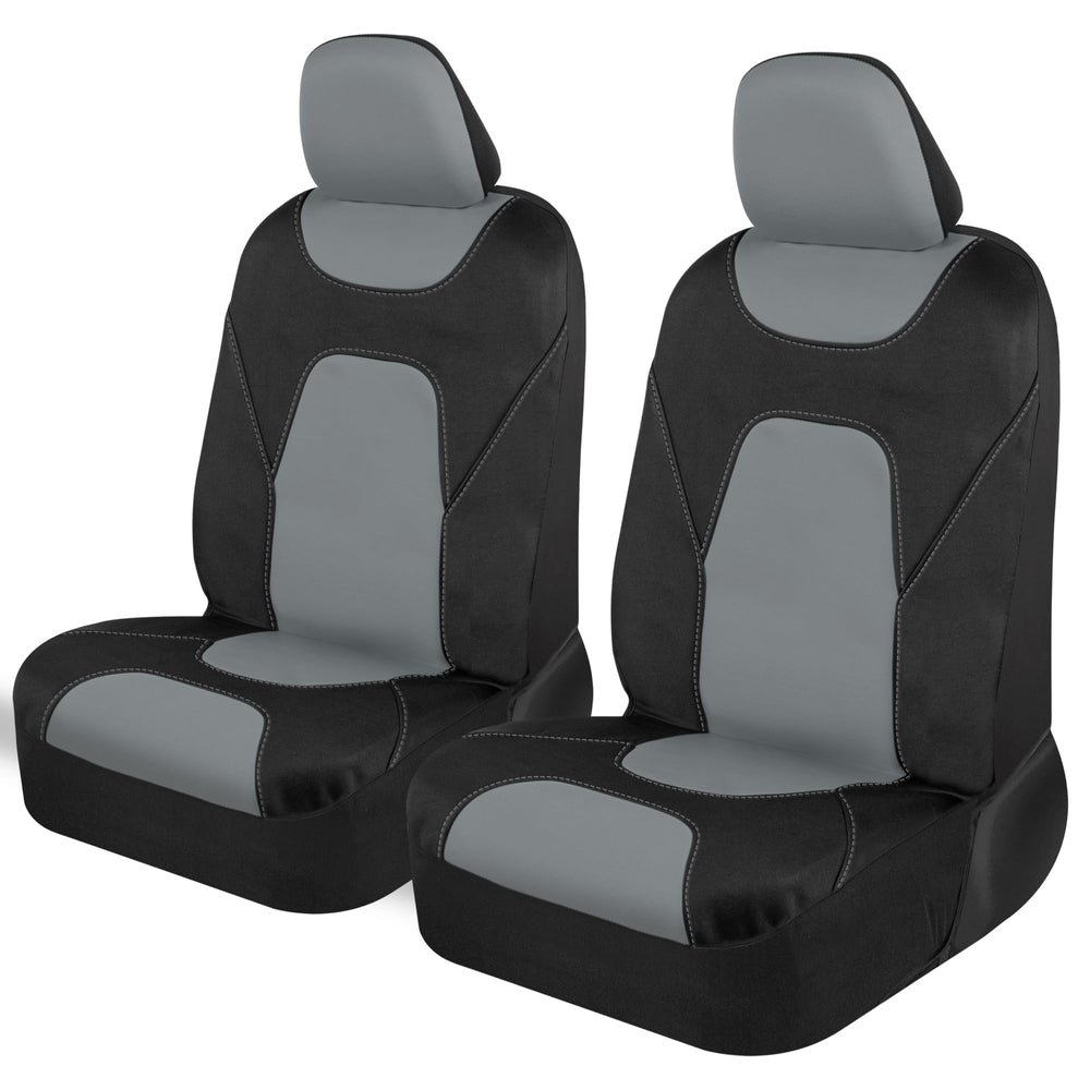 Motor Trend front view showing gray cover protecting seat and style