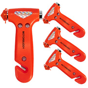 MOTORBUDDY front view of four-pack for quick emergency access
