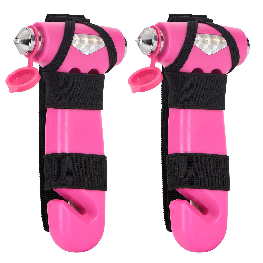 MOTORBUDDY front view of both hammers showing bright color and compact size for quick grab