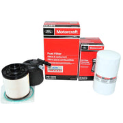 Motorcraft front packaging showing both filters and easy identification benefit