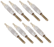 Motorcraft glow plug set front packaging showing OEM label and part number benefits
