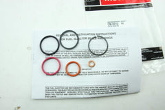 Full set layout of Motorcraft eight O-rings offering complete bank service convenience
