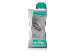 Motorex bottle front view showing 1L size and clear product benefit