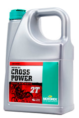 Motorex bottle next to common items showing 4-liter size and value