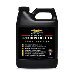 Motorkote bottle front label showing product name and capacity benefit