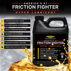 Motorkote being poured into engine oil filler demonstrating quick application benefit