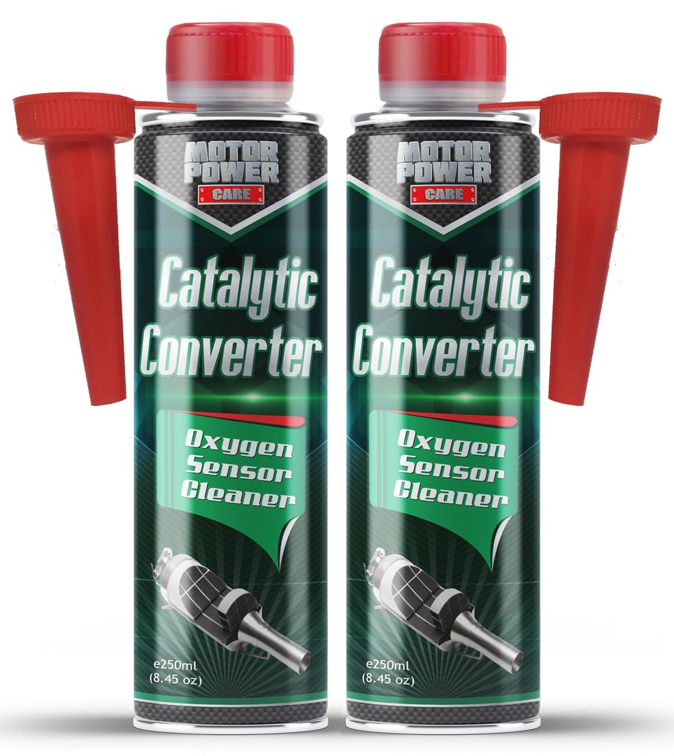MotorPower Care front label showing product name and emissions benefit