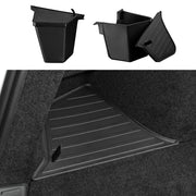 Motrobe front view of organizer installed showing clean fit and added storage