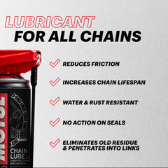 Motul C2 nozzle closeup illustrating precise spray control and easy application