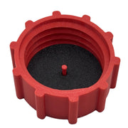 MOUWBRIF replacement cap on pan showing tight seal and spill protection