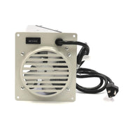 Mr. Heater front assembly view showing replacement fan for easy air circulation