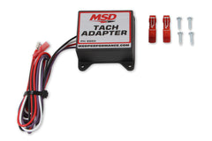 MSD 8920 wiring detail close-up showing labeled wires and terminals for accurate hookup