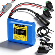 Mspalocell 12V 3000mAh front view shows compact battery and clear labeling for easy identification