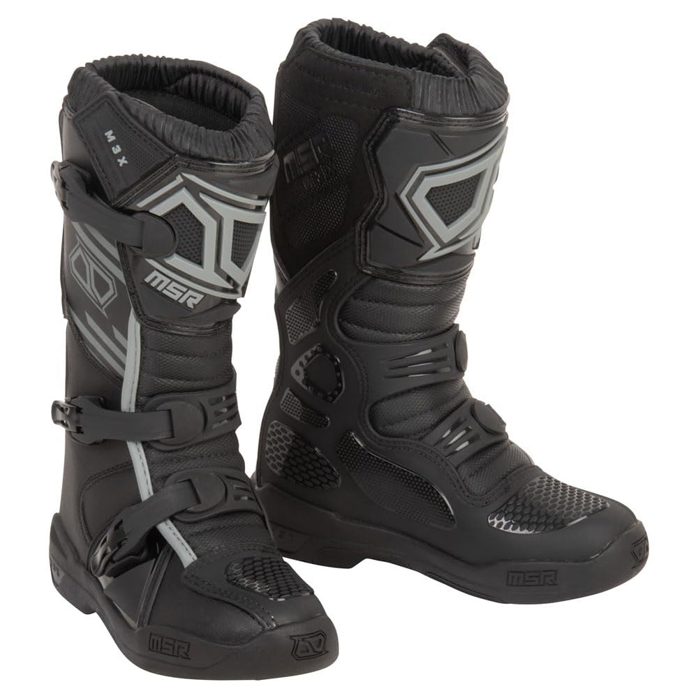 MSR youth M3X front view showing boot design and solid protection