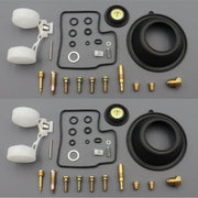 MTCCARB front view of complete two-carb repair kit improving rebuild readiness
