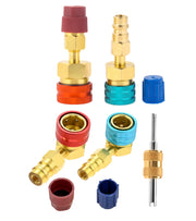 Mtsooning front view of adapter kit showing complete set and color coding for quick identification