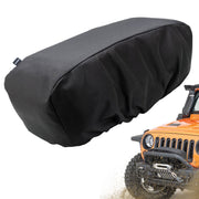 MUAKIOY front view of winch cover showing full protection benefit