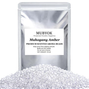 MUBYOK front packaging showing mahogany amber beads and benefits