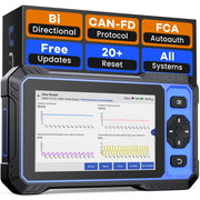 mucar 682 front display showing system scan and quick diagnosis benefit