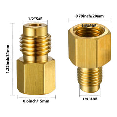 Mudder close-up of brass threads showing precision machining and leak resistance