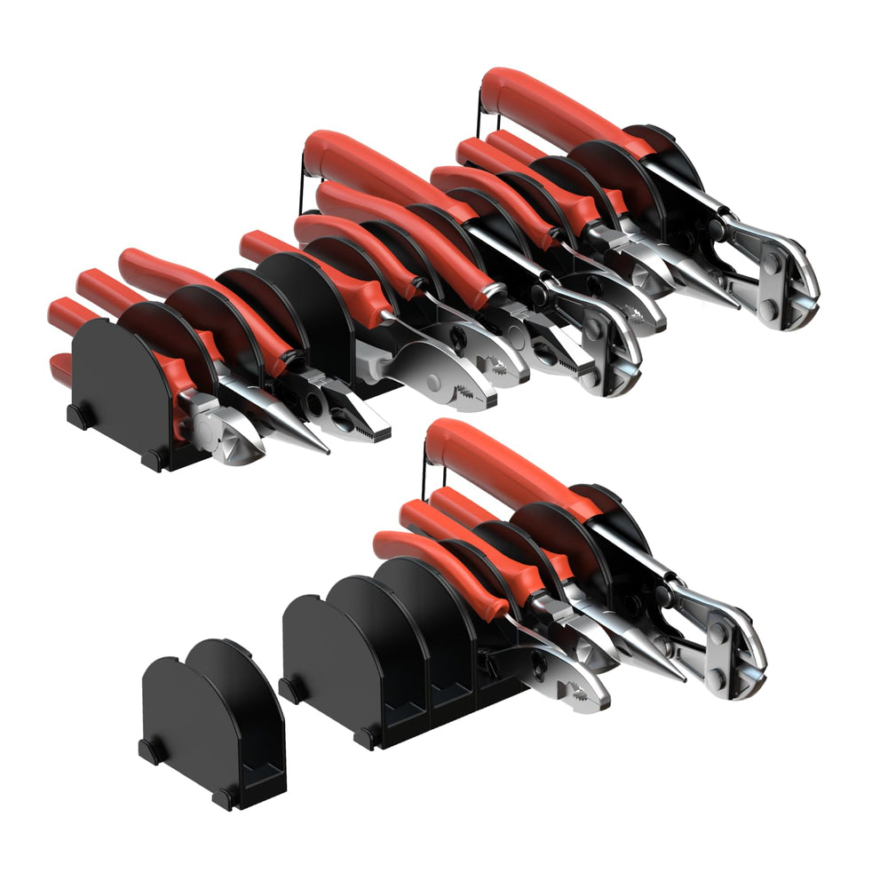 Mudygelay front packaging showing 48-piece plier organizer and components for easy setup