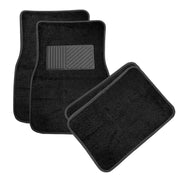 MUQIDA front view of four-piece mat set showing full coverage and waterproof benefit