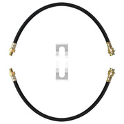 MuRealy front packaging showing two brake hoses and clear fitment info for easy selection