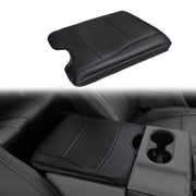 Muslogy front view of armrest cover showing perfect fit and clean look