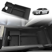 Muslogy front view of organizer showing neat compartments and quick access
