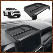 Muslogy front view showing slim black organizer and clean fit benefits