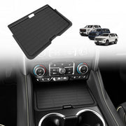Muslogy front console organizer front view showing neat storage and easy access