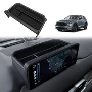 Muslogy front view installed in Mazda CX‑5 console showing neat storage benefit