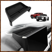 Muslogy front-installed organizer in Tacoma dashboard providing tidy storage