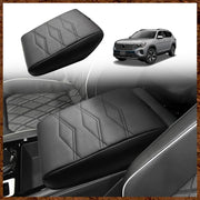 Muslogy front view of armrest cover showing clean OEM-style fit and protection