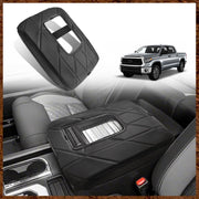 Muslogy front view of armrest cover showing perfect Tundra fit and protection