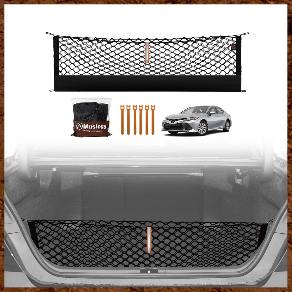 Muslogy front view trunk net showing full trunk coverage and secure hold