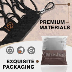 Muslogy metal hook and factory anchor detail for easy no-drill installation